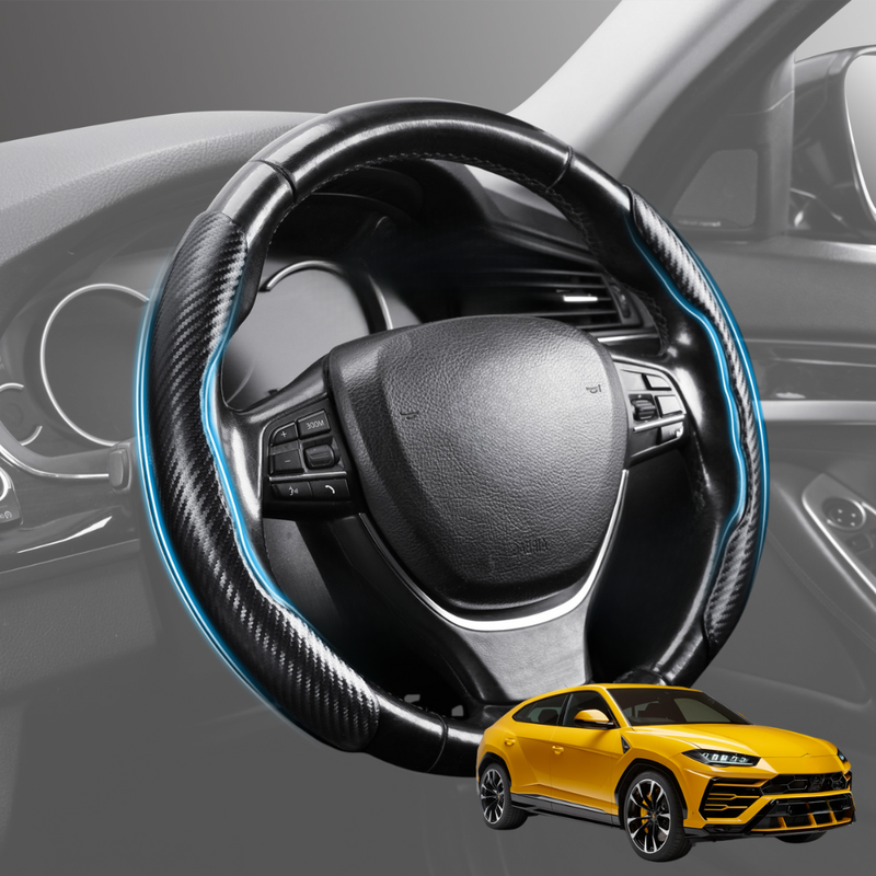 Segmented Steering Wheel Cover for Lamborghini Urus 2018 - Current - Universal Size