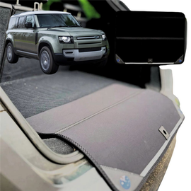 Rear Cargo Boot Bumper Protector for Land Rover Defender 90 2020 - Current L663 - XL (98 x 55) - Black