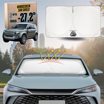 Front Windscreen Sun Shade for Land Rover Defender 90 2020 - Current L663 - Standard 150 x 85 cm