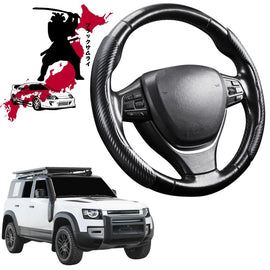 Black Samurai Segmented Steering Wheel Cover for Land Rover Defender 110 2020 - Current L663