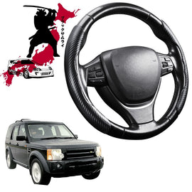 Black Samurai Segmented Steering Wheel Cover for Land Rover Discovery 2004 - 2009 (D3)