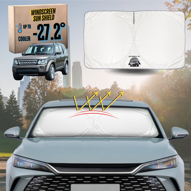 Front Windscreen Sun Shade for Land Rover Discovery 2009 - 2017 (D4) - Standard 150 x 85 cm