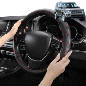 Steering Wheel Cover Pro Extra Layer for Land Rover Discovery 2009-2017 (D4) - Breathable & Anti-Slip - Circle 38 cm