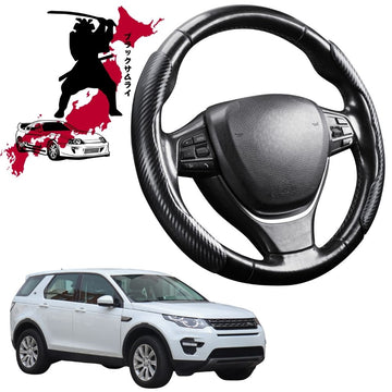 Black Samurai Segmented Steering Wheel Cover for Land Rover Discovery Sport 2014 - 2019 L550