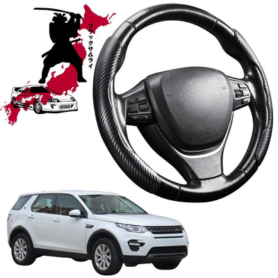 Black Samurai Segmented Steering Wheel Cover for Land Rover Discovery Sport 2014 - 2019 L550