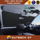 Front Windscreen Sun Shade for Land Rover Freelander 1996 - 2006 (Series 1) - XL 160 x 100 cm - Black-1