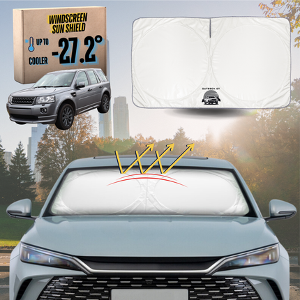 Front Windscreen Sun Shade for Land Rover Freelander 2007 - 2014 (Series 2) - XL 160 x 100 cm