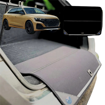 Rear Cargo Boot Bumper Protector for Audi Q8 SQ8 RSQ8 2018 - Current F1 - XL (98 x 55) - Black