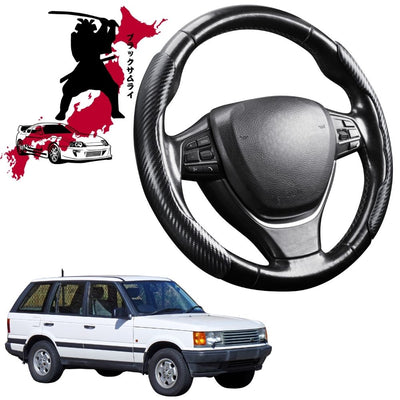 Black Samurai Segmented Steering Wheel Cover for Land Rover Range Rover 1994 - 2002 (P38A)