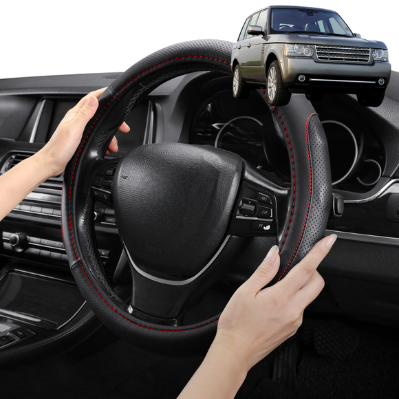 Steering Wheel Cover Pro Extra Layer for Land Rover Range Rover 2002-2012 - Breathable & Anti-Slip - Circle 38 cm