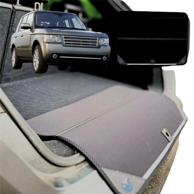Rear Cargo Boot Bumper Protector for Land Rover Range Rover 2002 - 2012 - Standard (72 x 55) - Black