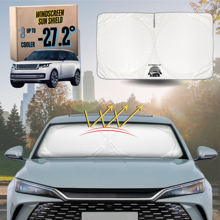 Front Windscreen Sun Shade for Land Rover Range Rover 2022 - Current - Standard 150 x 85 cm