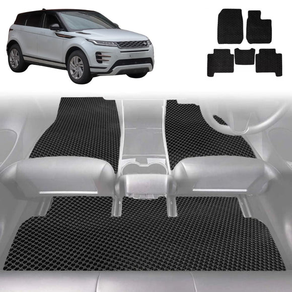 6D Diamond Car Floor Mats for Land Rover Range Rover Evoque 2010 - 2018 L538, L551 - Custom-Fit Carpet Liner