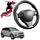 Black Samurai Segmented Steering Wheel Cover for Land Rover Range Rover Evoque 2010 - 2018 L538, L551-1