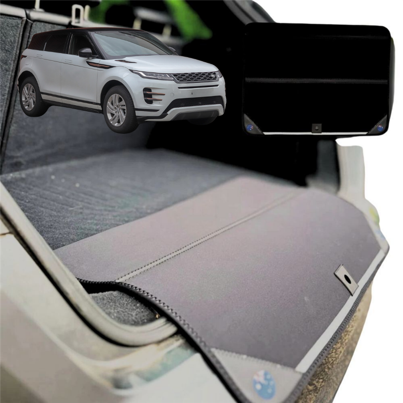 Rear Cargo Boot Bumper Protector for Land Rover Range Rover Evoque 2010 - 2018 L538, L551 - XL (98 x 55) - Black