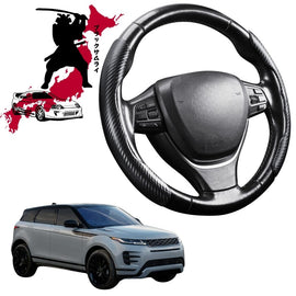 Black Samurai Segmented Steering Wheel Cover for Land Rover Range Rover Evoque 2018 - Current L551