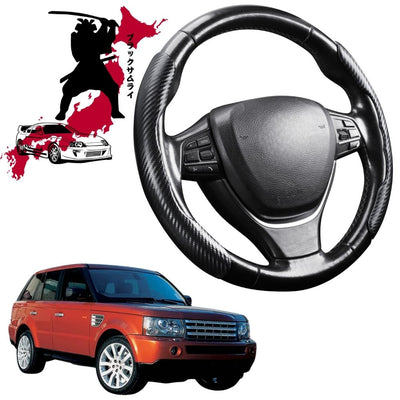 Black Samurai Segmented Steering Wheel Cover for Land Rover Range Rover Sport 2005 - 2013 L320