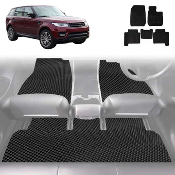 6D Diamond Car Floor Mats for Land Rover Range Rover Sport 2014 - Current L494 - Custom-Fit Carpet Liner