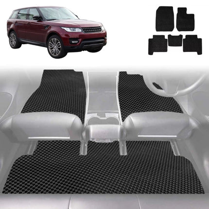 6D Diamond Car Floor Mats for Land Rover Range Rover Sport 2014 - Current L494 - Custom-Fit Carpet Liner