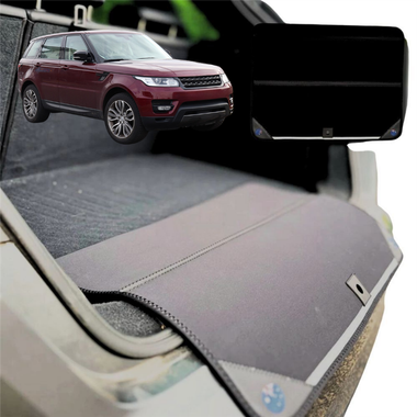 Rear Cargo Boot Bumper Protector for Land Rover Range Rover Sport 2014 - Current L494 - XL (98 x 55) - Black