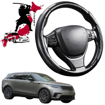 Black Samurai Segmented Steering Wheel Cover for Land Rover Range Rover Velar 2017 - Current (L560)