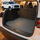 6D Diamond Car Boot Cargo Mat for LDV D90 2017 - 2024 - Heavy Duty Carpet Liner - All-Weather Resistance - Easy to use - Odorless Material - Black & Grey-14