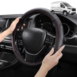 Steering Wheel Cover Pro Extra Layer for LDV Deliver 9 Cab 2019 - Current - Breathable & Anti-Slip - Circle 38 cm