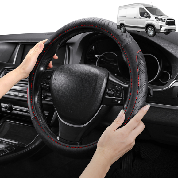 Steering Wheel Cover Pro Extra Layer for LDV Deliver 9 Cab 2019 - Current - Breathable & Anti-Slip - Circle 38 cm