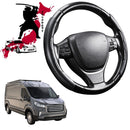 Black Samurai Segmented Steering Wheel Cover for LDV Deliver 9 Van 2019 - Current-1