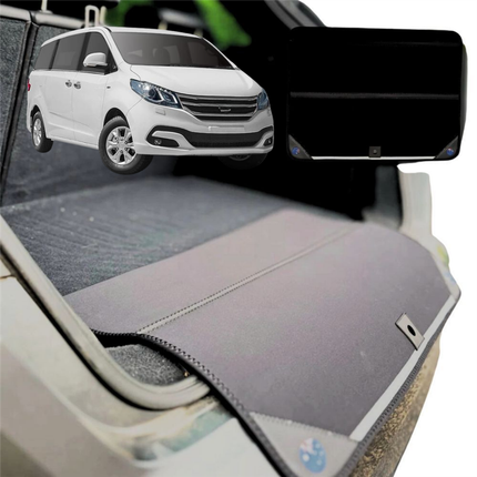 Rear Cargo Boot Bumper Protector for LDV G10 People Mover 2015 - Current (7 seater) - Standard (72 x 55) - Black