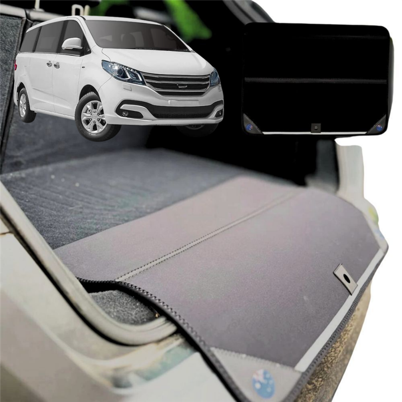Rear Cargo Boot Bumper Protector for LDV G10 People Mover 2015 - Current (8 seater) - Standard (72 x 55) - Black