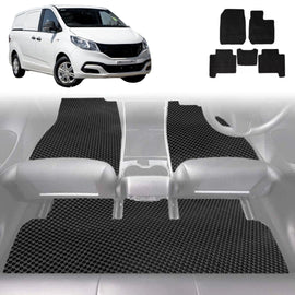 6D Diamond Car Floor Mats for LDV G10 Van 2015 - Current SV7A, SV7C - Custom-Fit Carpet Liner