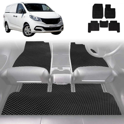 6D Diamond Car Floor Mats for LDV G10 Van 2015 - Current SV7A, SV7C - Custom-Fit Carpet Liner