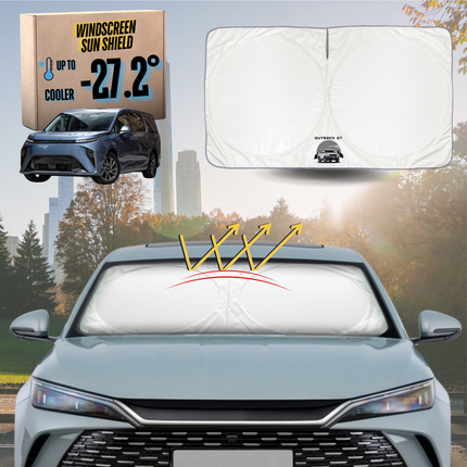 Front Windscreen Sun Shade for LDV Mifa 9 2021 - Current (6 Seater) - XL 160 x 100 cm