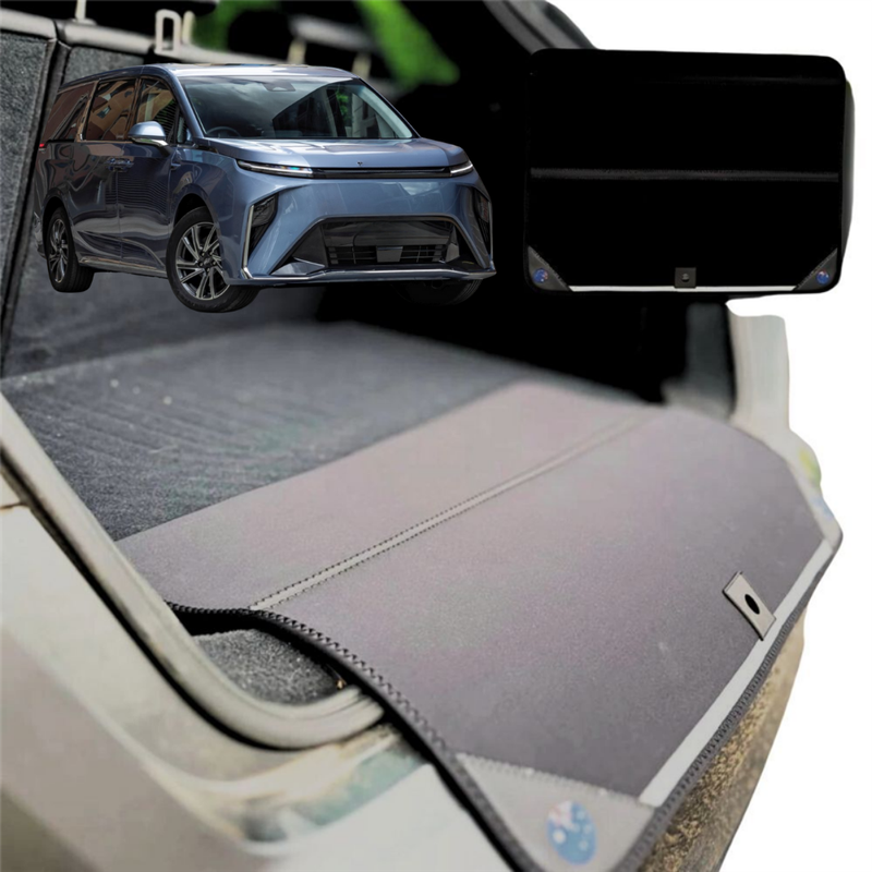 Rear Cargo Boot Bumper Protector for LDV Mifa 9 2021 - Current (7 Seater) - Standard (72 x 55) - Black