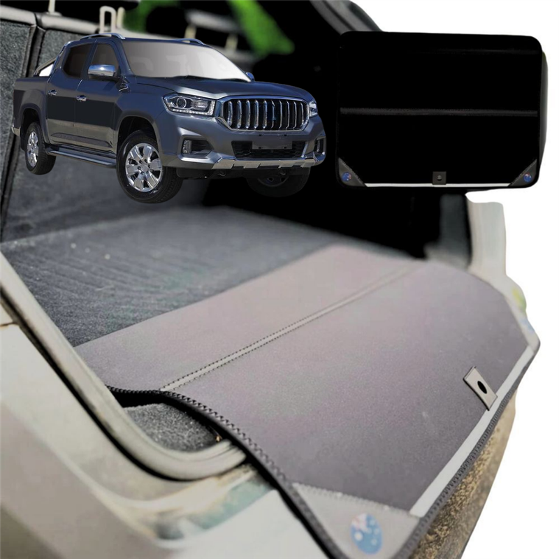 Rear Cargo Boot Bumper Protector for LDV T60 Max 2017 - Current T60 Pro - Standard (72 x 55) - Black