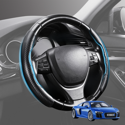 Segmented Steering Wheel Cover for Audi R8 2015 - 2020 - Universal Size
