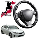 Black Samurai Segmented Steering Wheel Cover for Lexus CT 2010 - Current 10R-1