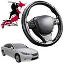 Black Samurai Segmented Steering Wheel Cover for Lexus ES 2012 - 2018 60R-1