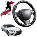 Black Samurai Segmented Steering Wheel Cover for Lexus ES 2019 - Current 70R-1