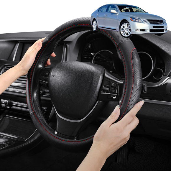 Steering Wheel Cover Pro Extra Layer for Lexus GS 2005-2011 - Breathable & Anti-Slip - Circle 38 cm