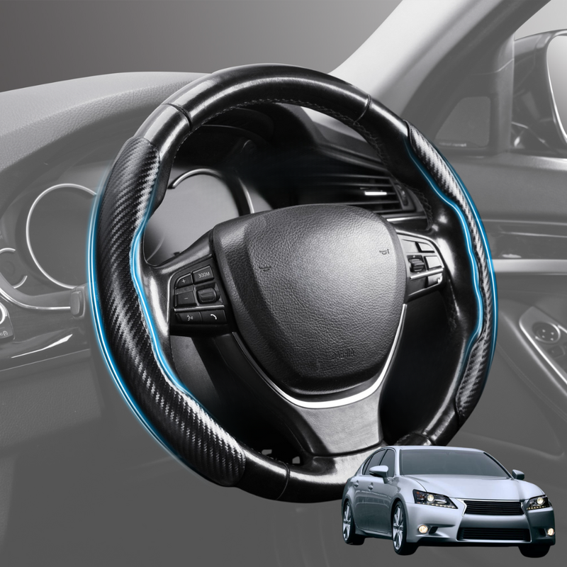 Segmented Steering Wheel Cover for Lexus GS 2012 - 2020 10R, 11R, 12R - Universal Size