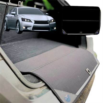 Rear Cargo Boot Bumper Protector for Lexus GS 2012 - 2020 10R, 11R, 12R - Standard (72 x 55) - Black