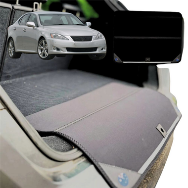 Rear Cargo Boot Bumper Protector for Lexus IS 2005 - 2013 10R, 30R, 20R, 21R - Standard (72 x 55) - Black