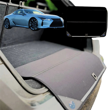 Rear Cargo Boot Bumper Protector for Lexus LC 2018 - Current - Standard (72 x 55) - Black