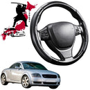 Black Samurai Segmented Steering Wheel Cover for Audi TT TTS TTRS 1998 - 2006 (MK1)-1