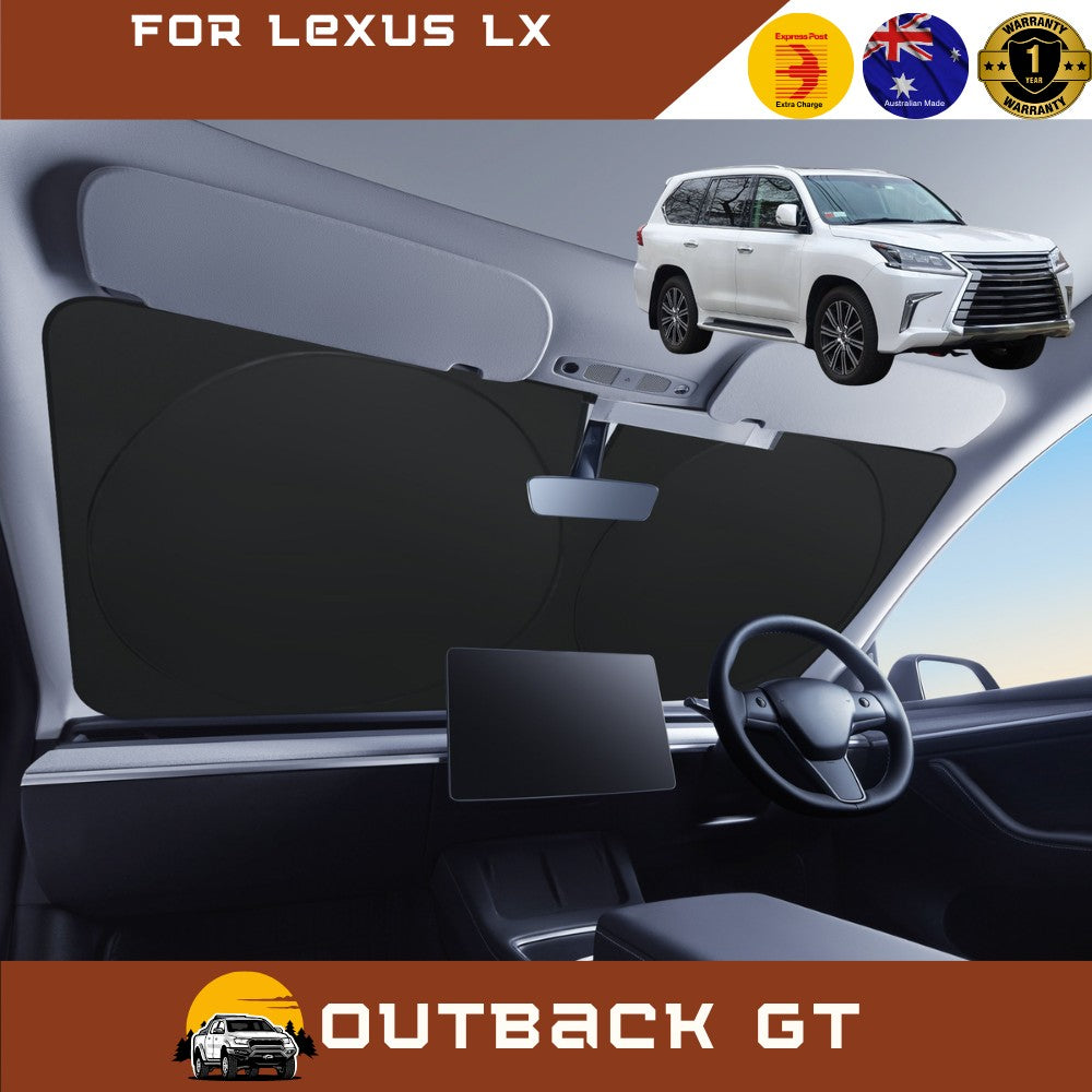 Front Windscreen Sun Shade for Lexus LX 2008 - 2020 (J200) - Standard ...