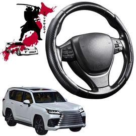 Black Samurai Segmented Steering Wheel Cover for Lexus LX 2021 - Current (J300)