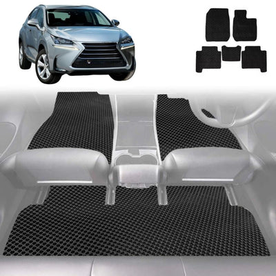 6D Diamond Car Floor Mats for Lexus NX 2014 - 2021 (10R, 15R) - Custom-Fit Carpet Liner
