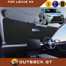Front Windscreen Sun Shade for Lexus NX 2014 - 2021 (10R, 15R) - Standard 150 x 85 cm - Black-1